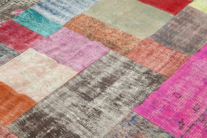 7x10 Multicolor Patchwork Rug - 32286