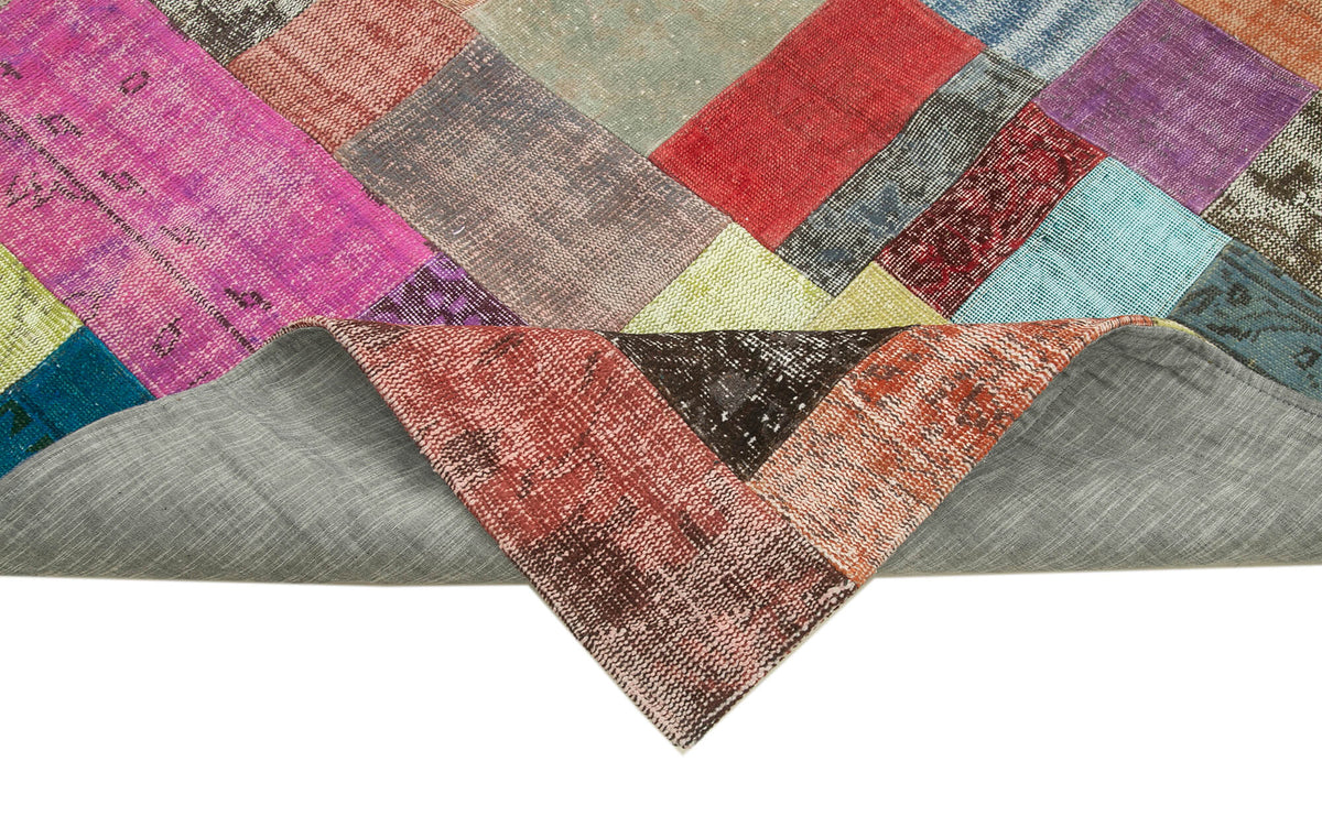 7x10 Multicolor Patchwork Rug - 32286