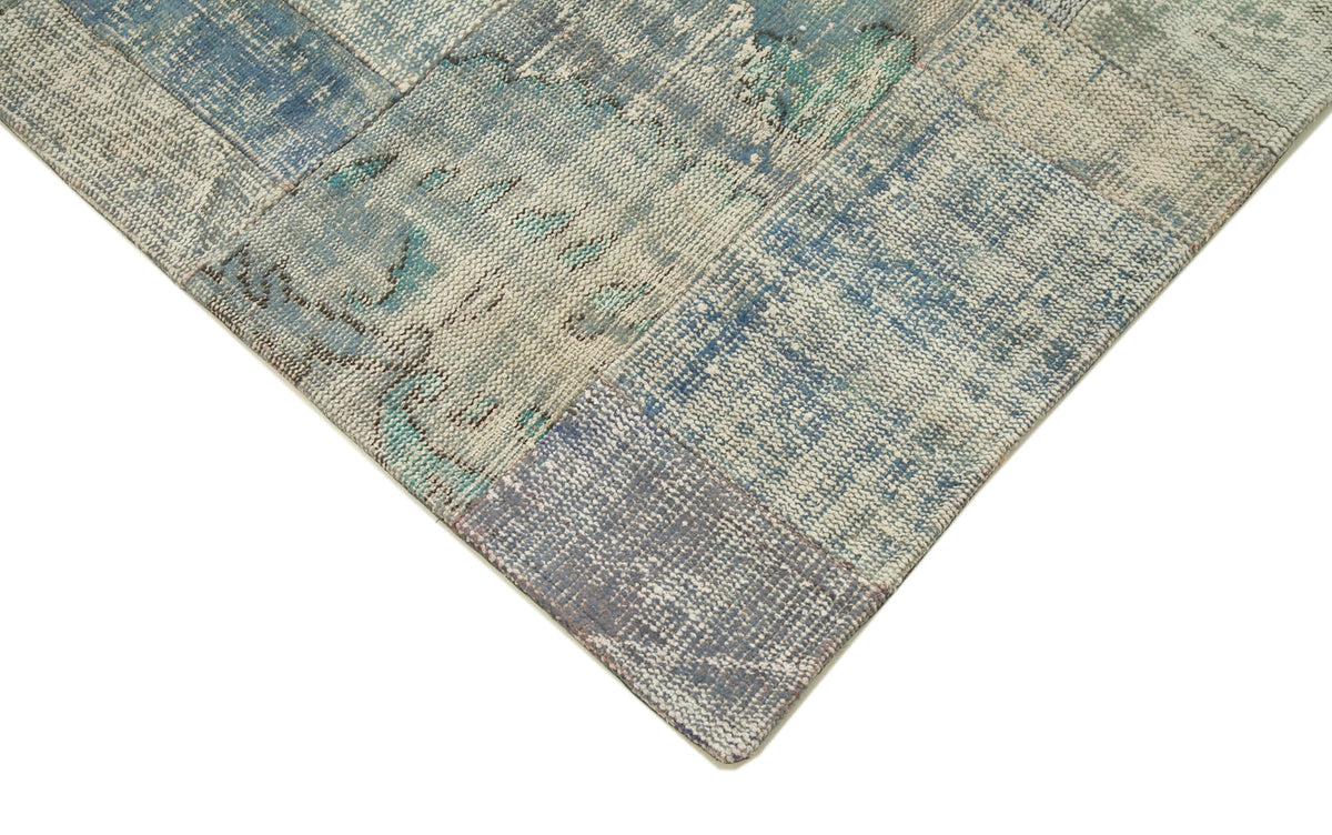 7x10 Grey Patchwork Rug - 32289