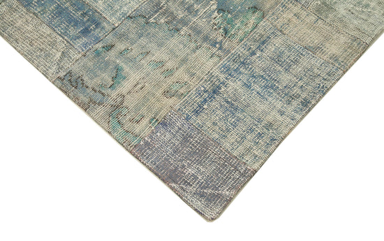 7x10 Grey Patchwork Rug - 32289