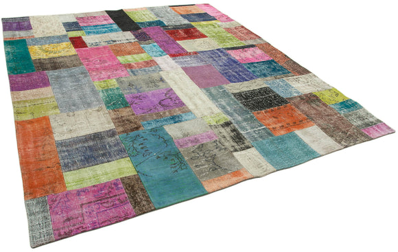 8x10 Multicolor Patchwork Rug - 32303