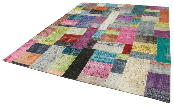 8x10 Multicolor Patchwork Rug - 32303