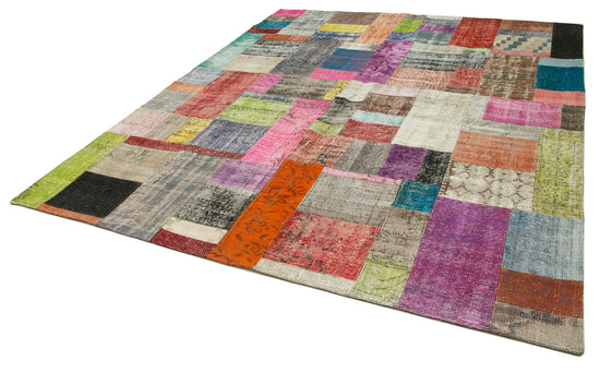 8x10 Multicolor Patchwork Rug - 32304