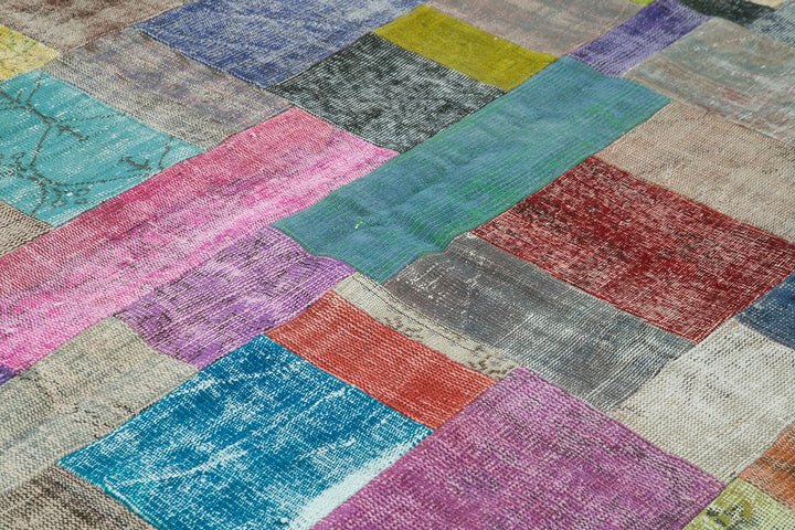 8x10 Multicolor Patchwork Rug - 32305