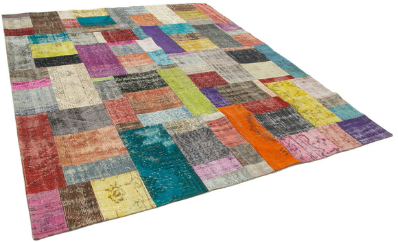 8x10 Multicolor Patchwork Rug - 32306