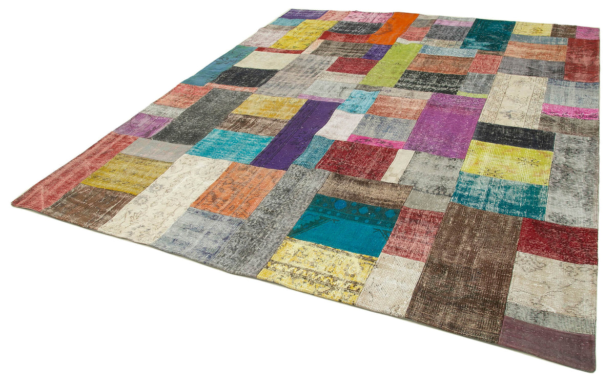 8x10 Multicolor Patchwork Rug - 32306