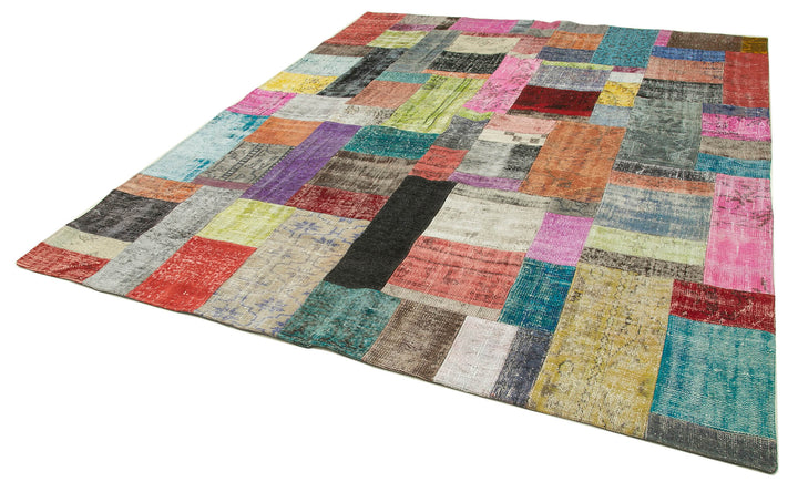 8x10 Multicolor Patchwork Rug - 32307