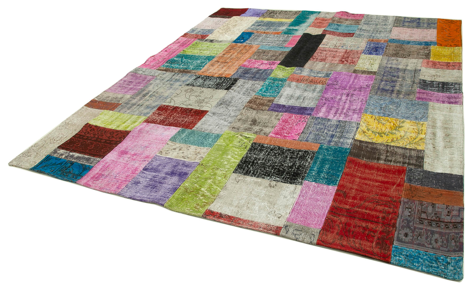8x10 Multicolor Patchwork Rug - 32309