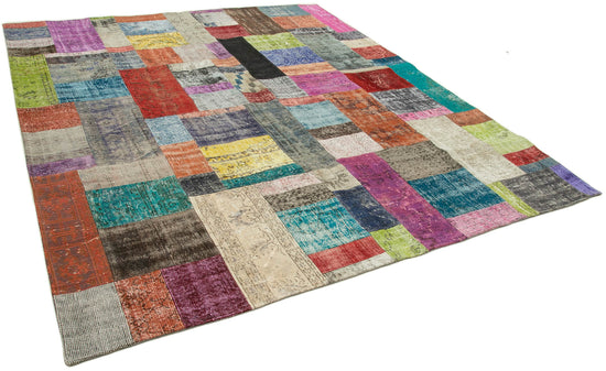 8x10 Multicolor Patchwork Rug - 32310