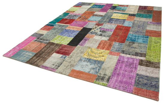 8x10 Multicolor Patchwork Rug - 32310