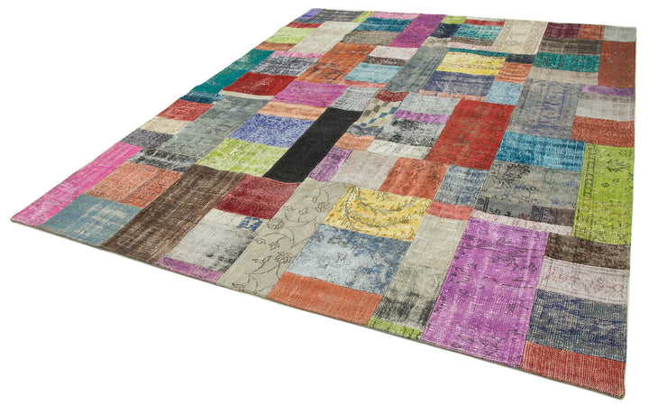 8x10 Multicolor Patchwork Rug - 32310