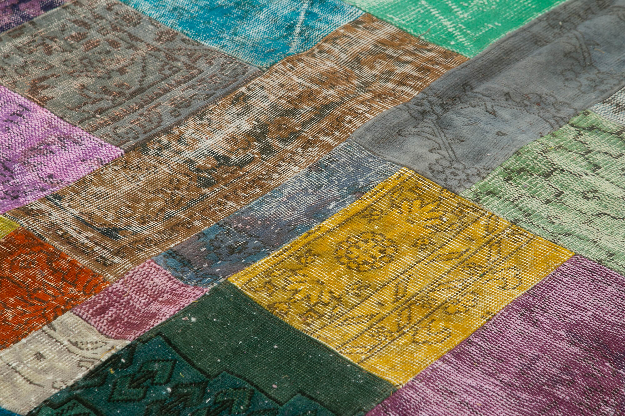 8x10 Multicolor Patchwork Rug - 32312