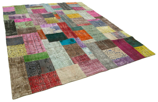 8x10 Multicolor Patchwork Rug - 32315
