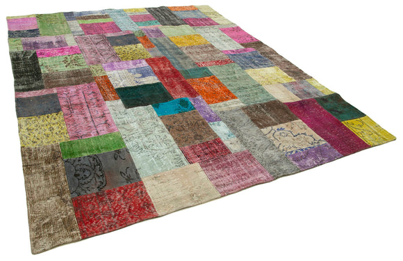 8x10 Multicolor Patchwork Rug - 32315