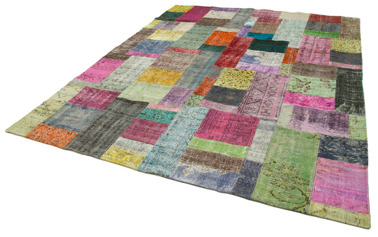 8x10 Multicolor Patchwork Rug - 32315