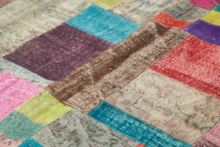8x10 Multicolor Patchwork Rug - 32316