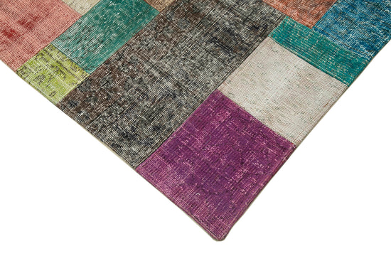 8x11 Multicolor Patchwork Rug- 32327