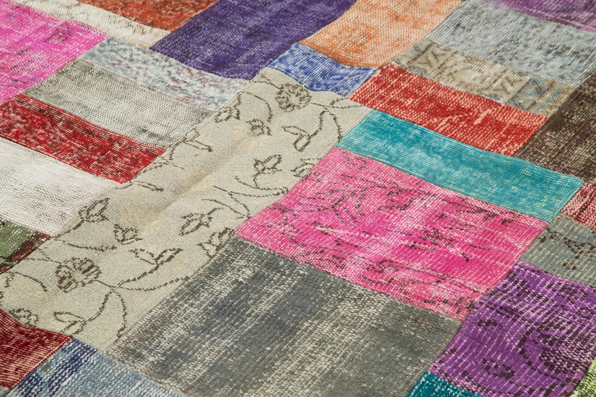 8x11 Multicolor Patchwork Rug- 32327