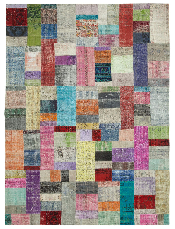 9x12 Multicolor Patchwork Rug- 32329