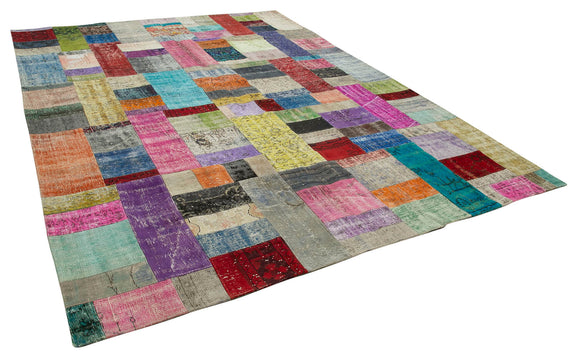 9x12 Multicolor Patchwork Rug- 32329