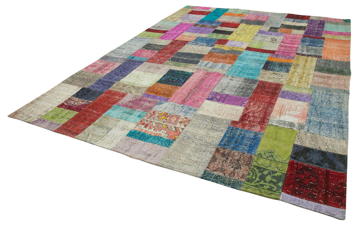 9x12 Multicolor Patchwork Rug- 32329