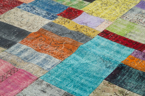 9x12 Multicolor Patchwork Rug- 32329