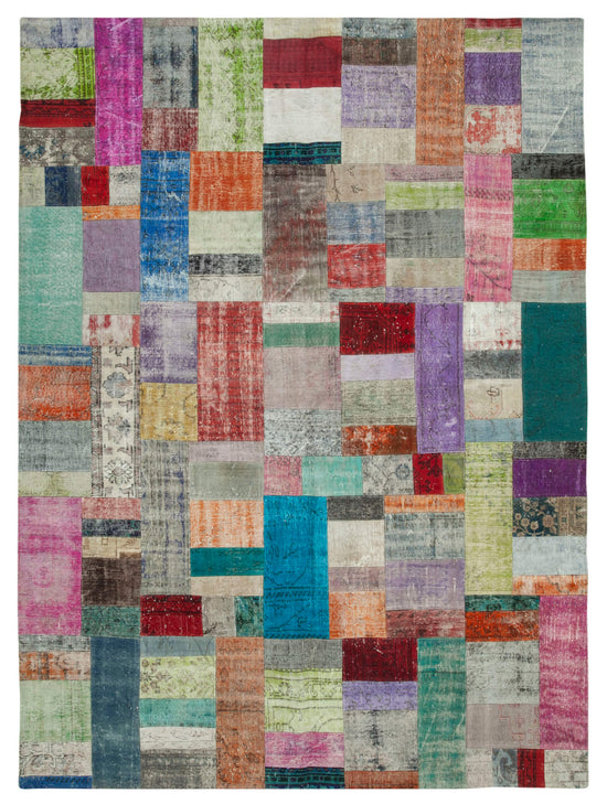 9x12 Multicolor Patchwork Rug- 32330