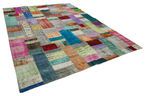 9x12 Multicolor Patchwork Rug- 32330