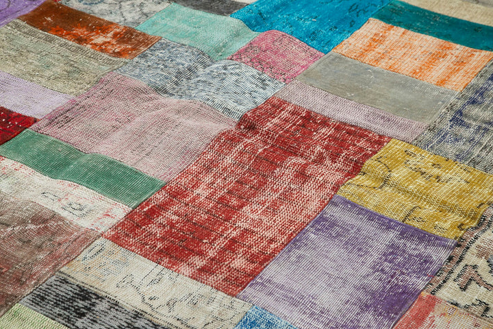 9x12 Multicolor Patchwork Rug- 32330