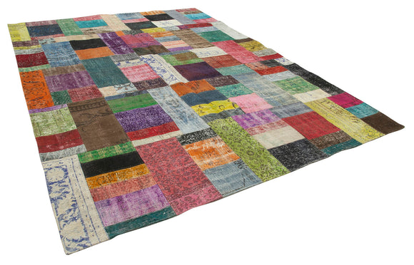 9x12 Multicolor Patchwork Rug- 32332