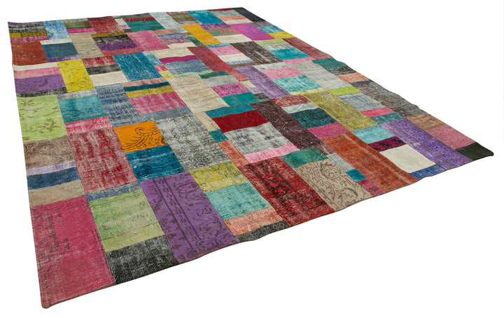 10x13 Multicolor Patchwork Rug - 32341