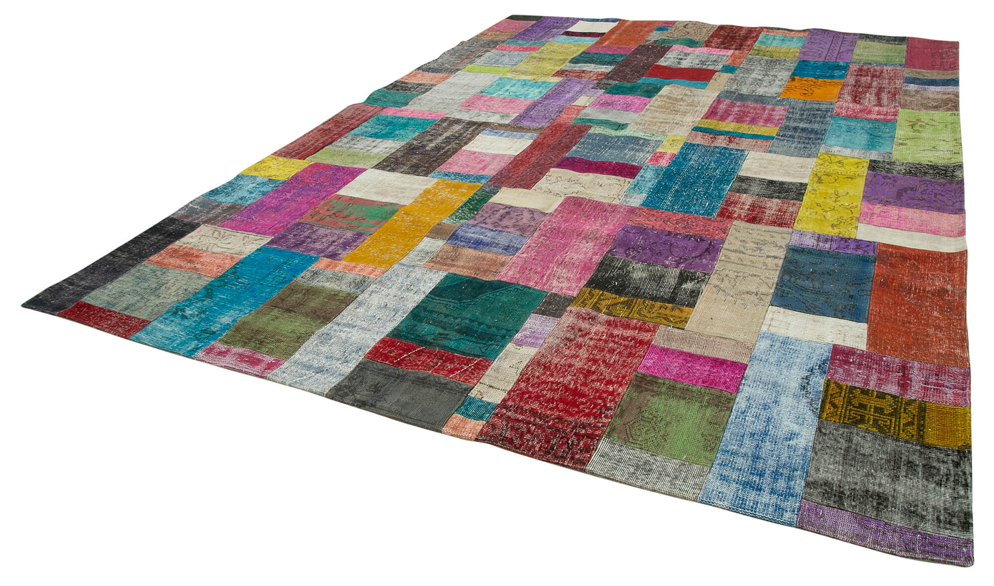 10x13 Multicolor Patchwork Rug - 32341