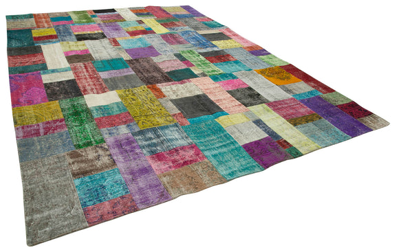 10x13 Multicolor Patchwork Rug - 32342