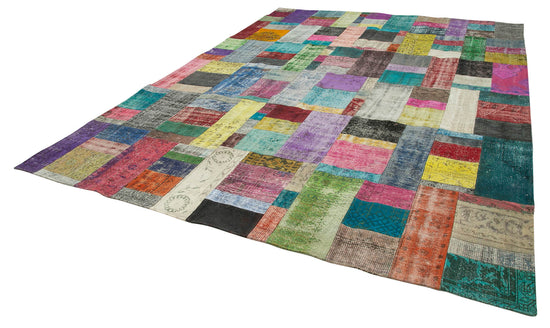 10x13 Multicolor Patchwork Rug - 32342