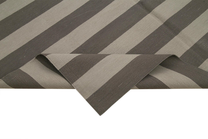 6x9 Brown Dhurrie Rug - 32360