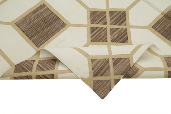 6x9 Brown Dhurrie Rug - 32363