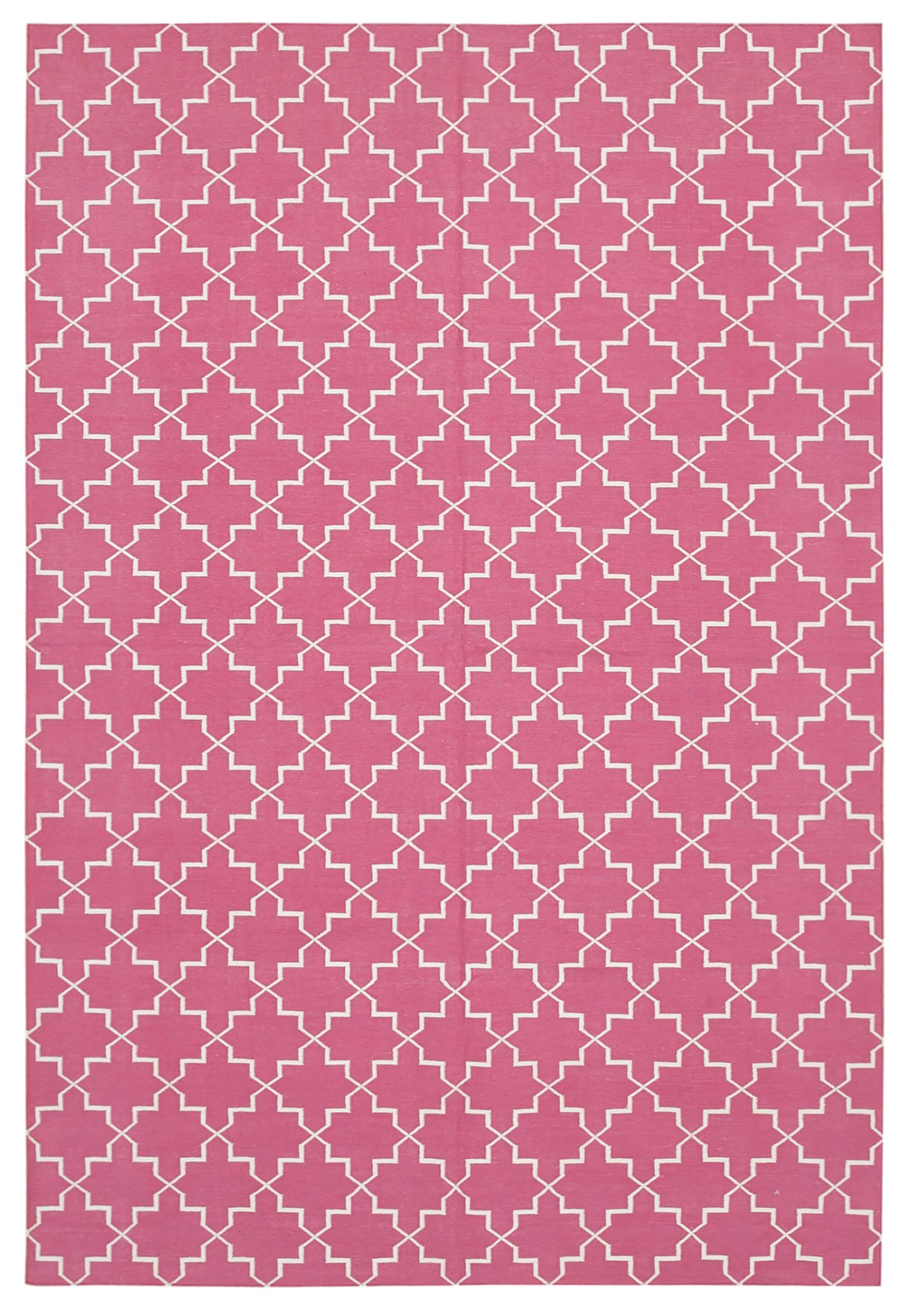 6x9 Pink Dhurrie Rug - 32388