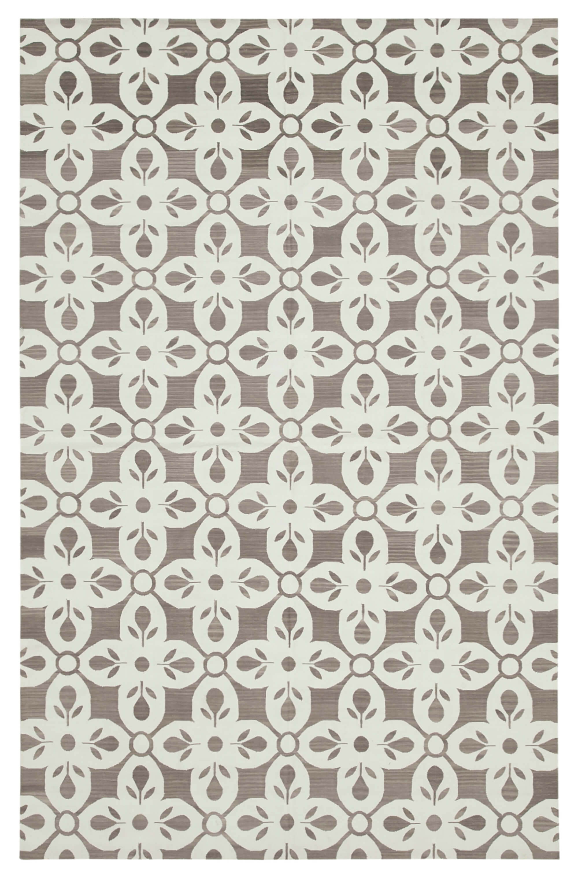 6x9 Grey Dhurrie Rug - 32392
