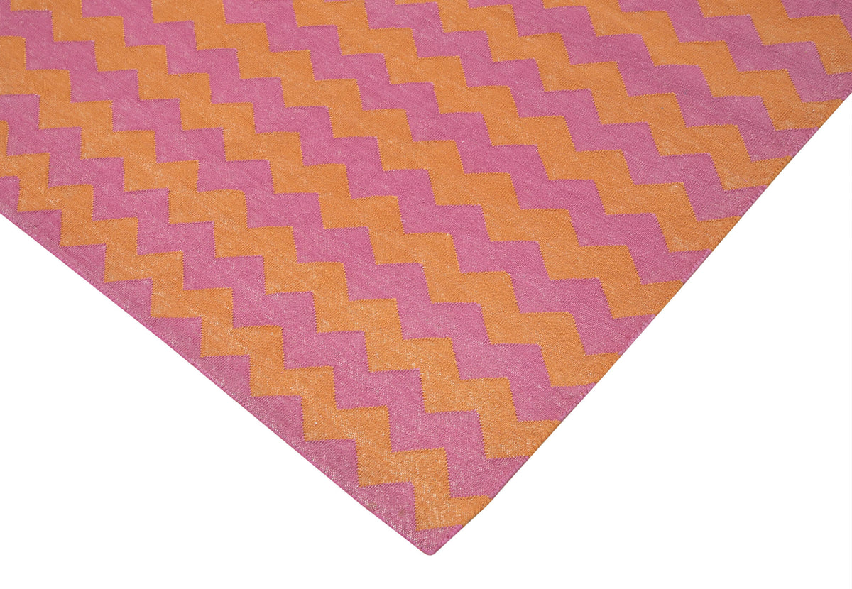 6x9 Purple Dhurrie Rug - 32395