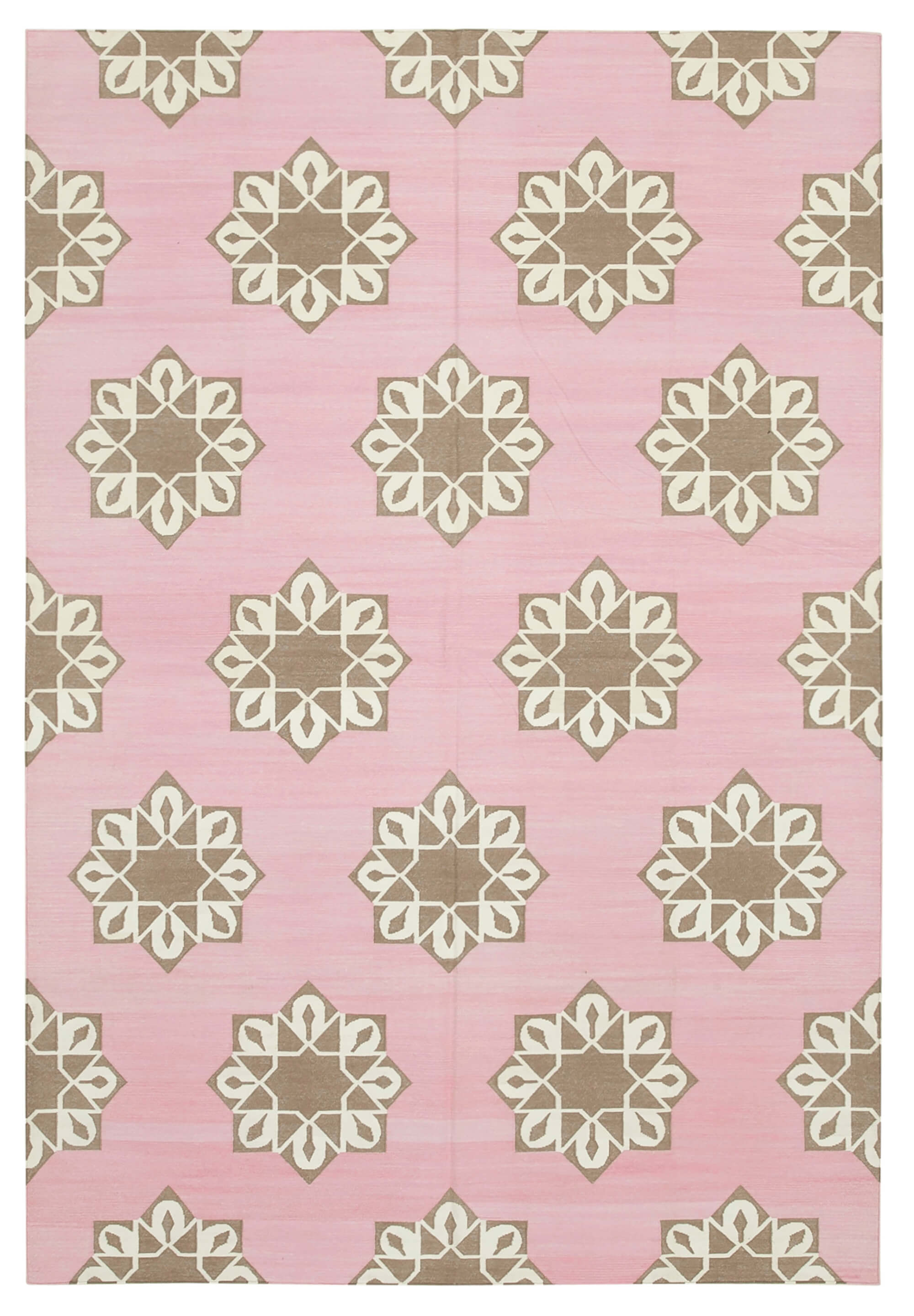 6x9 Pink Dhurrie Rug - 32403