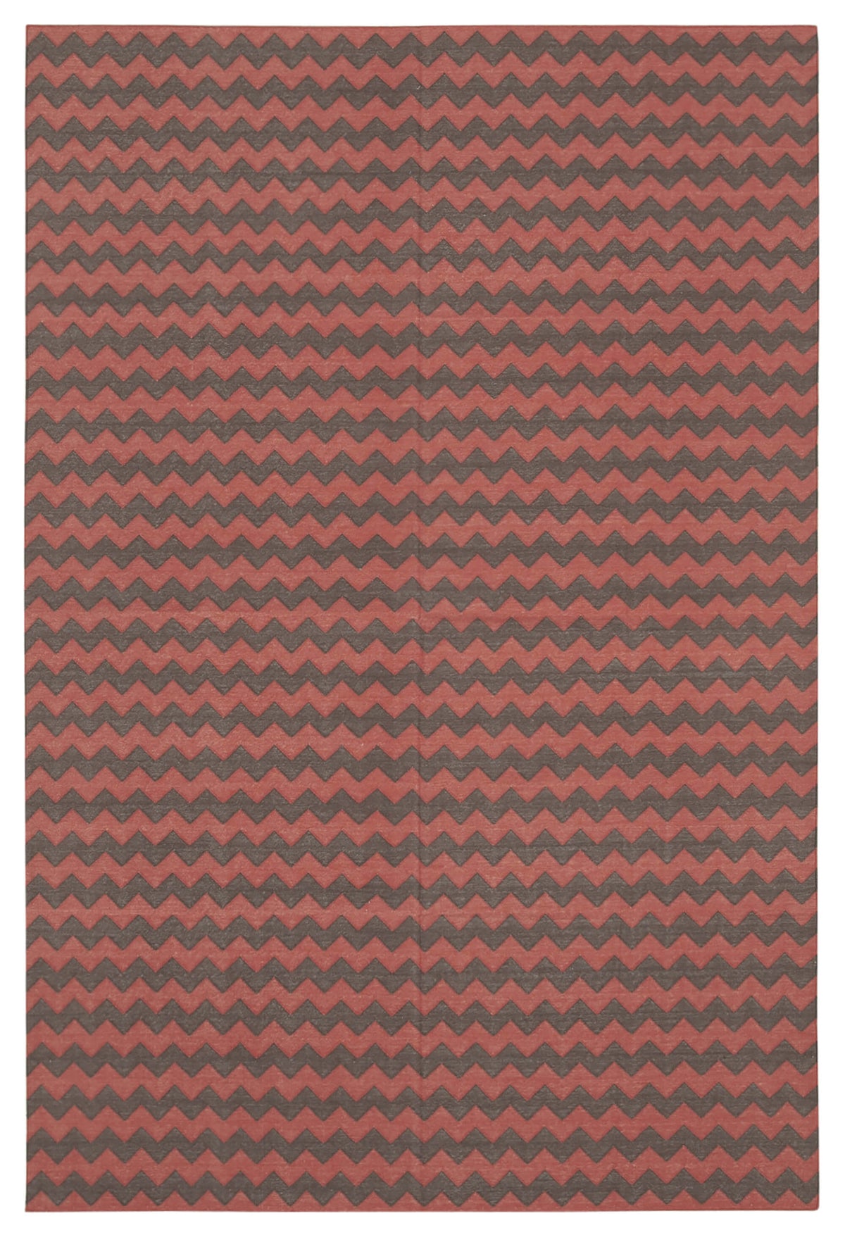 6x9 Brown Dhurrie Rug - 32409