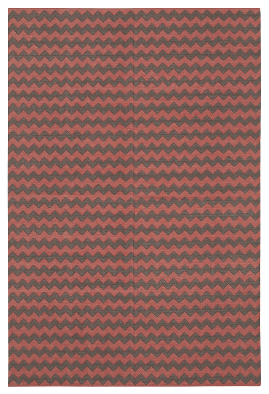 6x9 Brown Dhurrie Rug - 32409