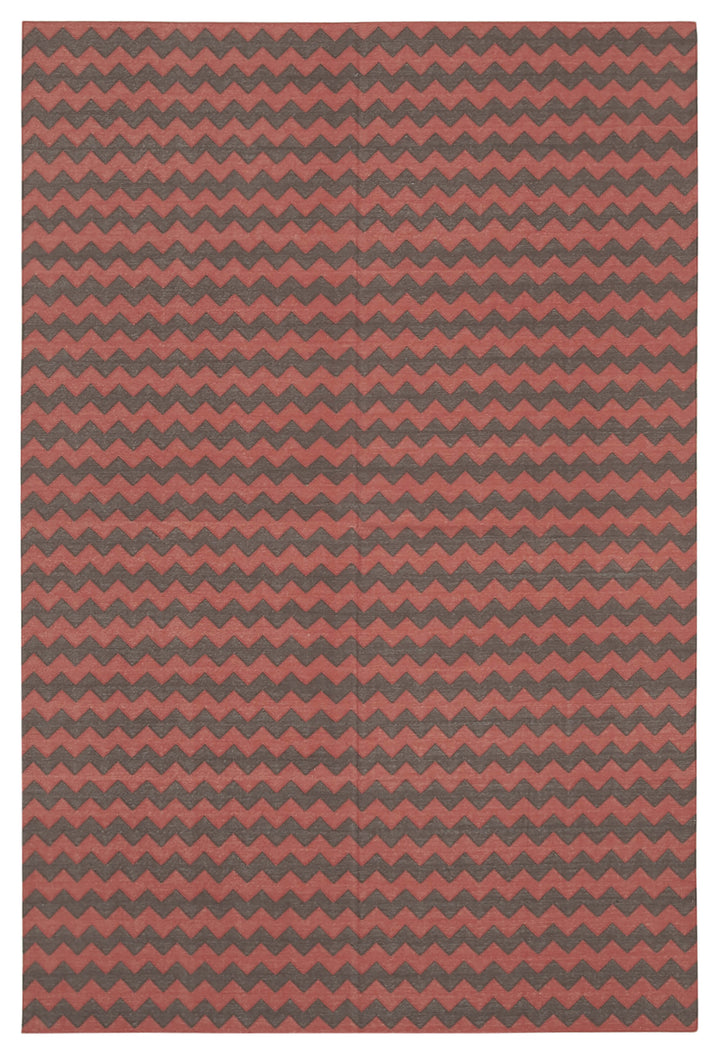 6x9 Brown Dhurrie Rug - 32409