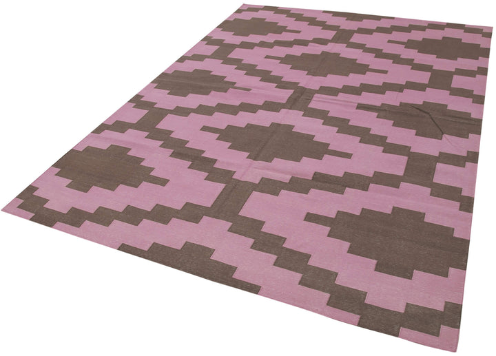 6x9 Brown Dhurrie Rug - 32410