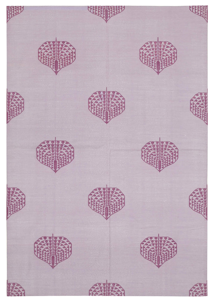 6x9 Purple Dhurrie Rug - 32416