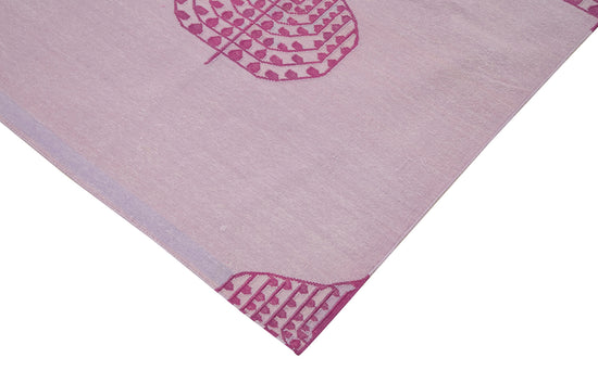 6x9 Purple Dhurrie Rug - 32416