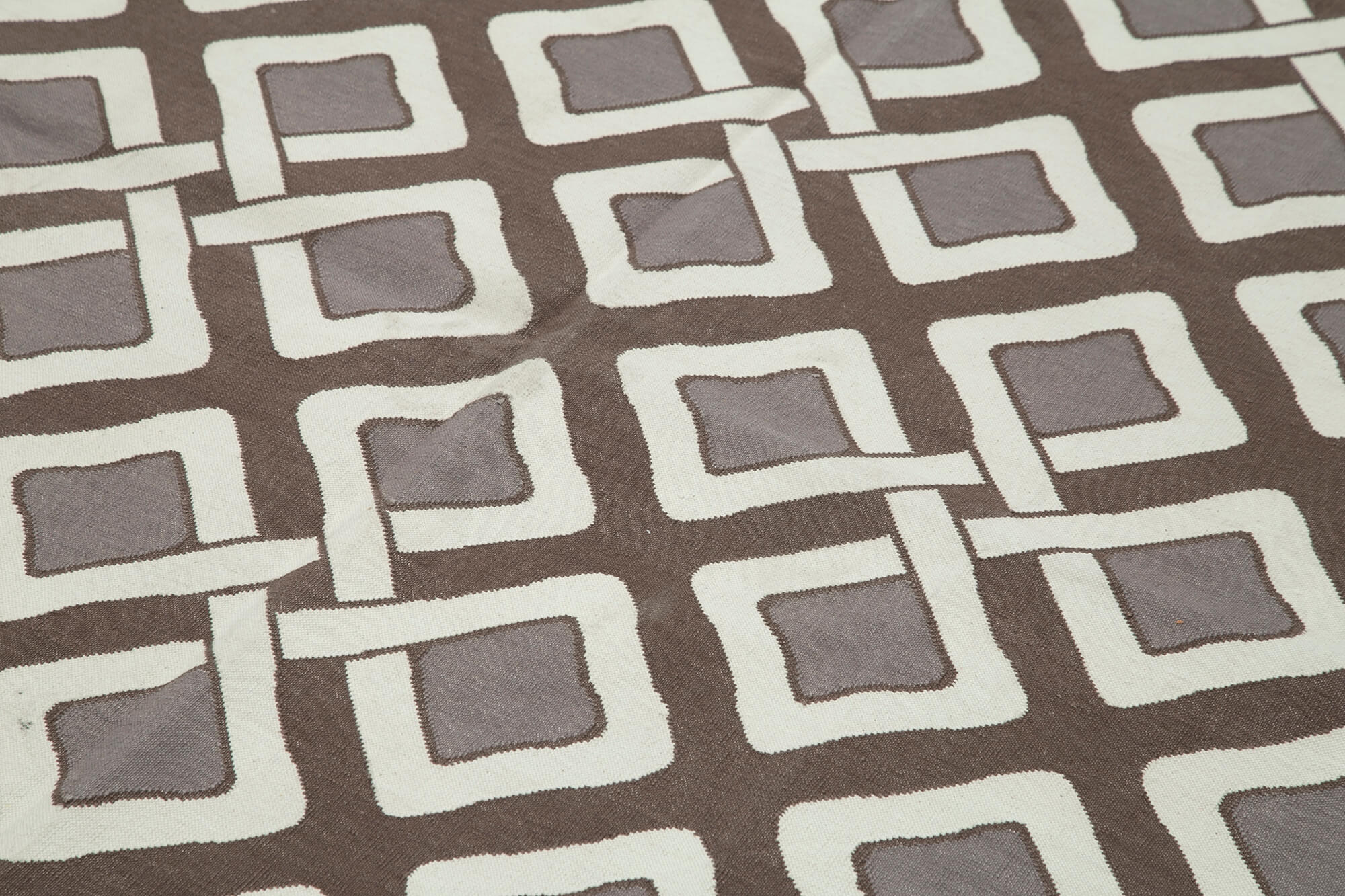 6x9 Brown Dhurrie Rug - 32420