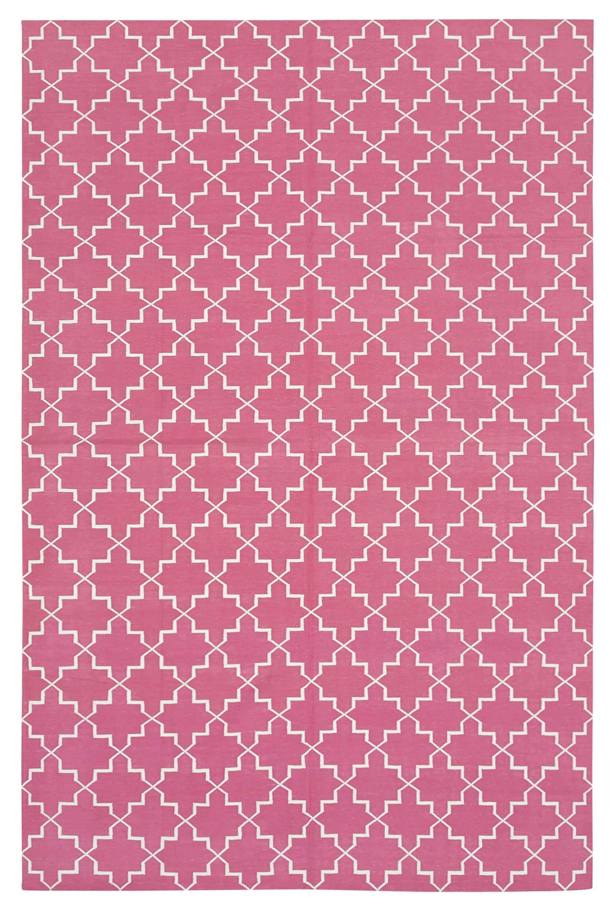 6x9 Pink Dhurrie Rug - 32427