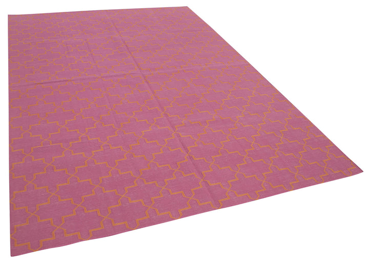 6x9 Pink Dhurrie Rug - 32433