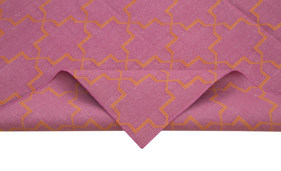6x9 Pink Dhurrie Rug - 32433
